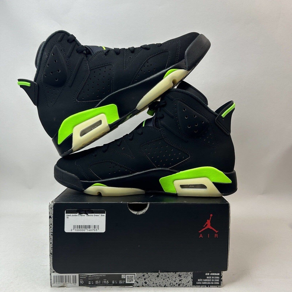 Nike Shoes Air Jordan 6 Retro “Electric Green” 2023 - Picture 3 of 8